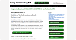 Desktop Screenshot of handy.partnervertrag24.de